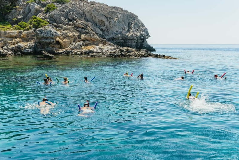 Rhodes: Anthony Quinn, Ladiko and Caves All-Inclusive Cruise - Boarding Aphrodite at Faliraki port