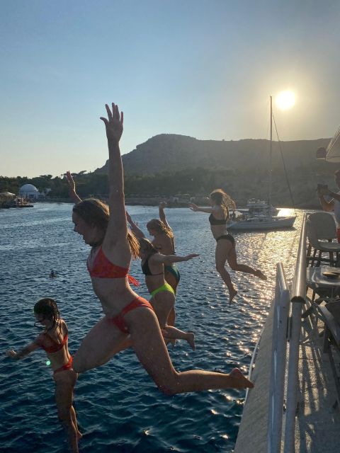 Rhodes: Bay to Bay Swim Cruise with Greek Buffet and Wine - The east coast views toward Afandou