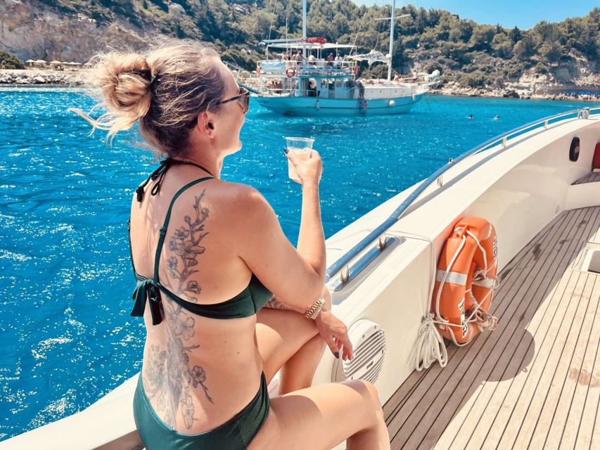 Rhodes: Beach Cruise with Swimming, Meal, & Unlimited Drinks - What the four-hour Opera Boat cruise is really like