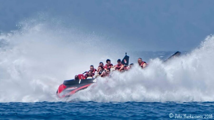 Rhodes: Beaches Trip by Jet Boat with Snorkeling and Drinks - What is included for $94
