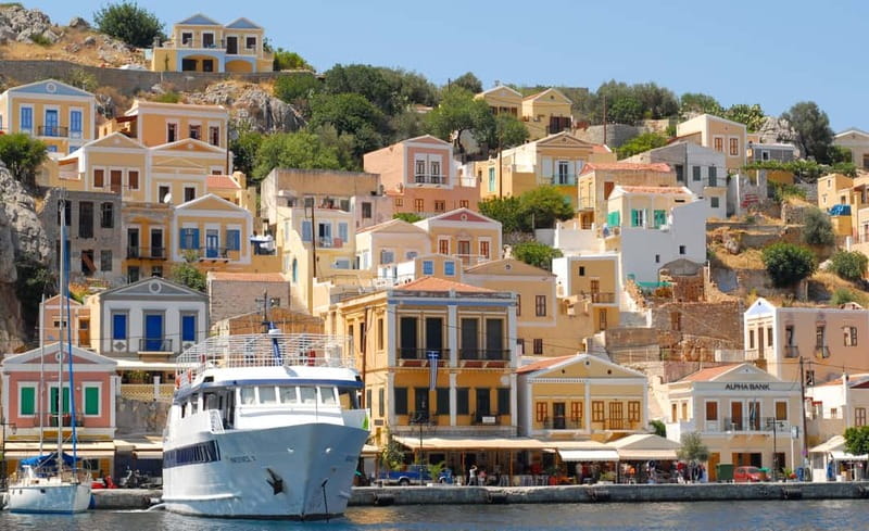 Rhodes: Boat trip to Symi island with swimming at St. George - Why this Rhodes to Symi trip works