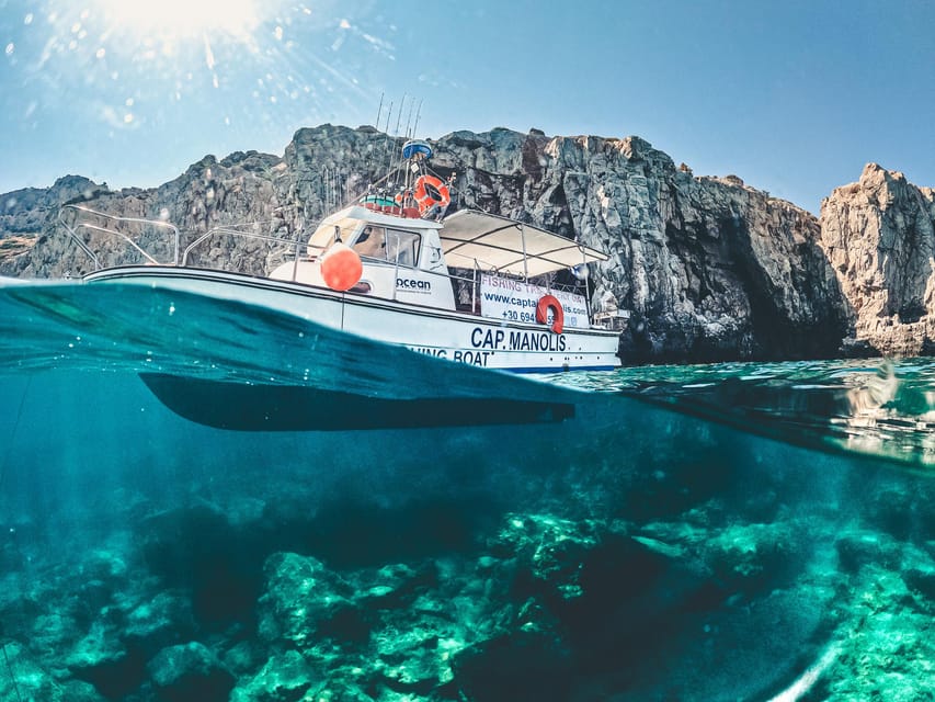 Rhodes: Captain Manolis Fishing Trip with BBQ and Swimming - A simple barbecue lunch on the boat