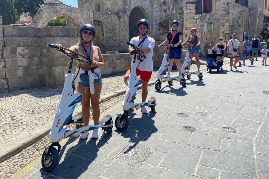 Rhodes: City Highlights and Medieval Town Trikke Tour - Socrates Street and the heart of Old Town