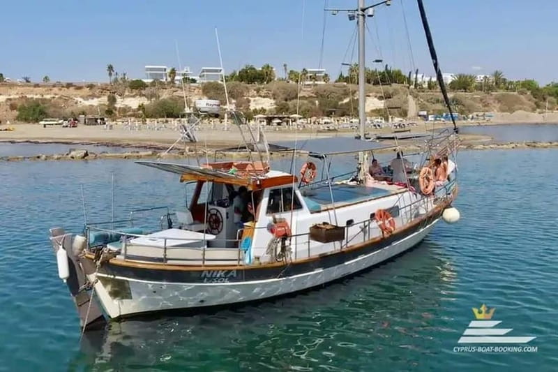 Rhodes: Cruise with 4 Swim Stops, Lunch, Drinks & Transfers - Ladiko Bay and its underwater drop