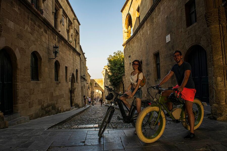 Rhodes: E-bike Highlights Sunset or Morning Photo Tour - The sunset option compared with the morning ride
