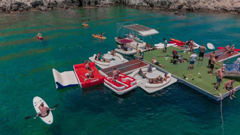Rhodes: Gulet Trip with Food, Drinks, SUP, Kayak & Swimming - A wooden gulet from Mandraki Port