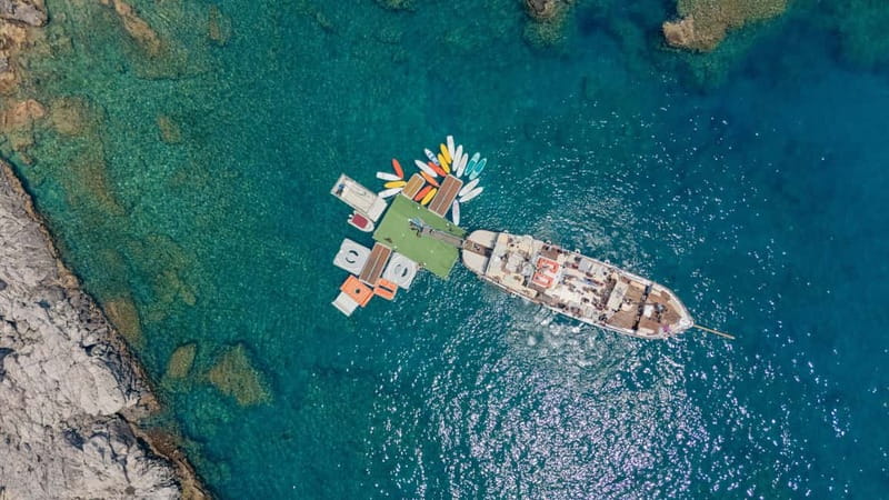 Rhodes: Gulet Trip with Food, Drinks, SUP, Kayak & Swimming - Sailing the eastern coast of Rhodes