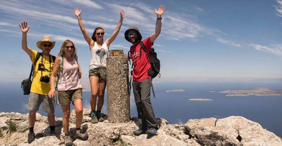 Rhodes: Hiking Tour to the Summit of Akramitis with Photos - The rocky climb requires steady footing