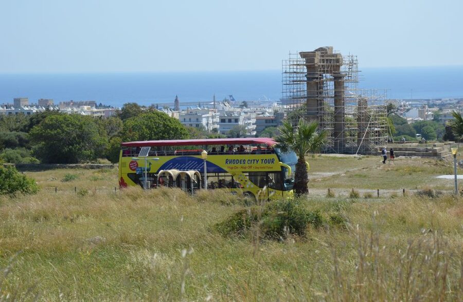 Rhodes: Hop-On Hop-Off City Tour Bus - WiFi, comfort, and the audio system