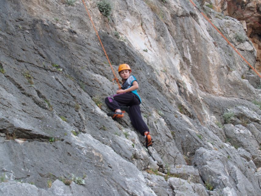 Rhodes: Ladiko Bay Rock Climbing and Rappelling Experience - Safety, pace, and group size