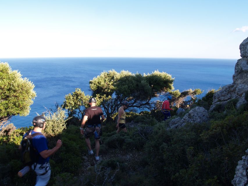 Rhodes: Ladiko Bay Rock Climbing and Rappelling Experience - What the climbing section feels like for beginners