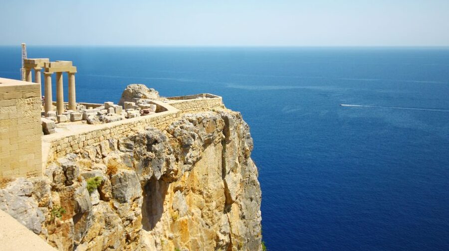 Rhodes: Lindos Acropolis Entry Ticket & Optional Audio Guide - Reaching the summit from Lindos village