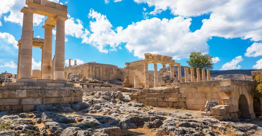 Rhodes: Lindos Acropolis Entry Ticket & Optional Audio Guide - Choosing the English audio guide
