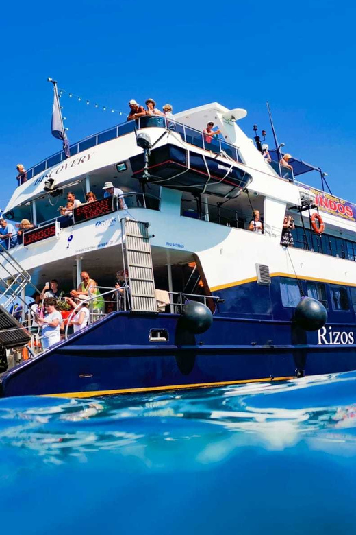 Rhodes: Lindos Cruise with 2 Swim Stops - Finding the boat at Mandraki Port