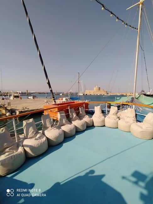 Rhodes: Pleasure Cruise for Swimming and Snorkeling - What the wooden boat day feels like