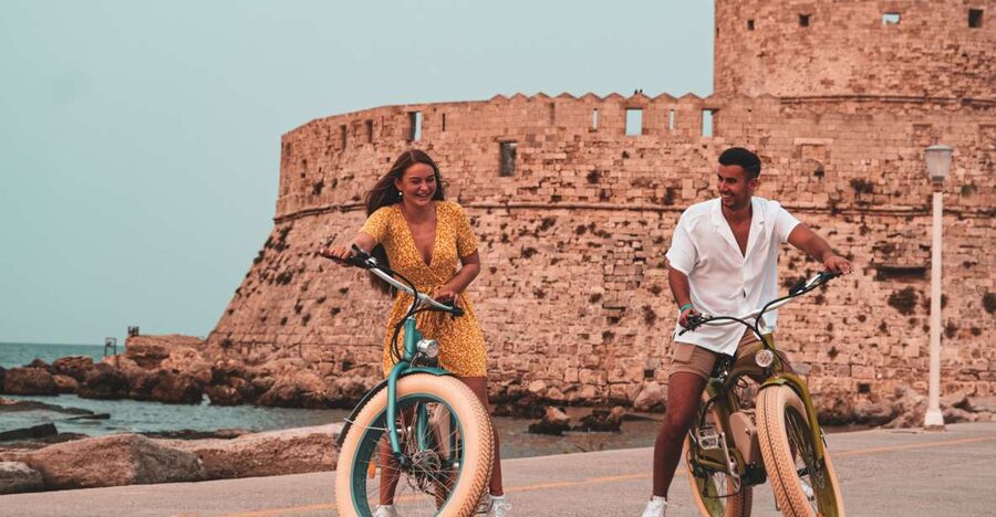 Rhodes: Retro eBike Highlights Tour w/ Personal Photographer - The Palace of the Grand Master and the medieval center