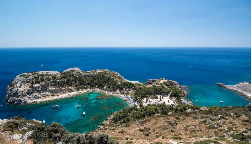 Rhodes: RIB Cruise with Drinks and 4 Swim Stops - Traganou’s rocks, gravel, and sea caves