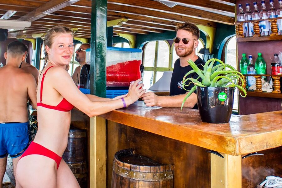 Rhodes: Sunset Cruise with Greek BBQ and Unlimited Drinks - The first 45 minutes along the Rhodes coast