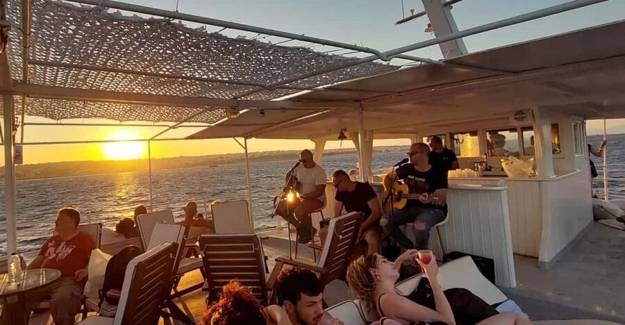 Rhodes: Sunset Cruise with Live Music, Wine & Greek Buffet - Seating, crowd levels, and comfort