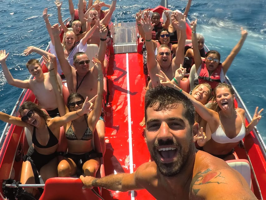 Rhodes Town: Adrenaline Jet Boat Adventure - Loud music and the age question