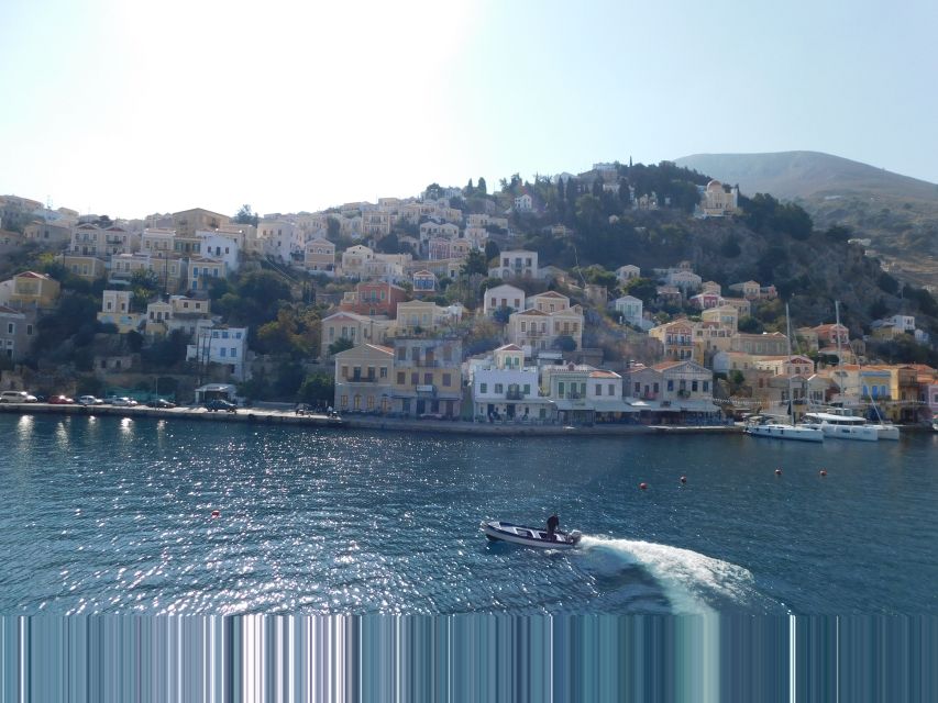 Rhodes Town: Boat Trip to Symi Island and St Marina Bay - Arriving in Symi Harbour