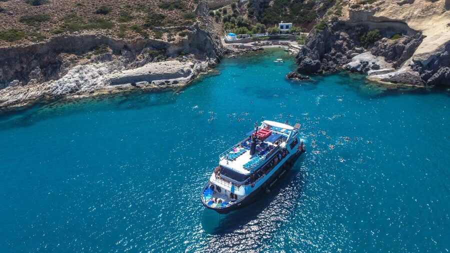 Rhodes Town: Boat Trip to Symi Island and St Marina Bay - Boat comfort, food, and practical details