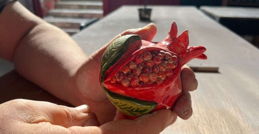 Rhodes Town: Pomegranate Pottery Masterclass - Why a pomegranate makes a good pottery project