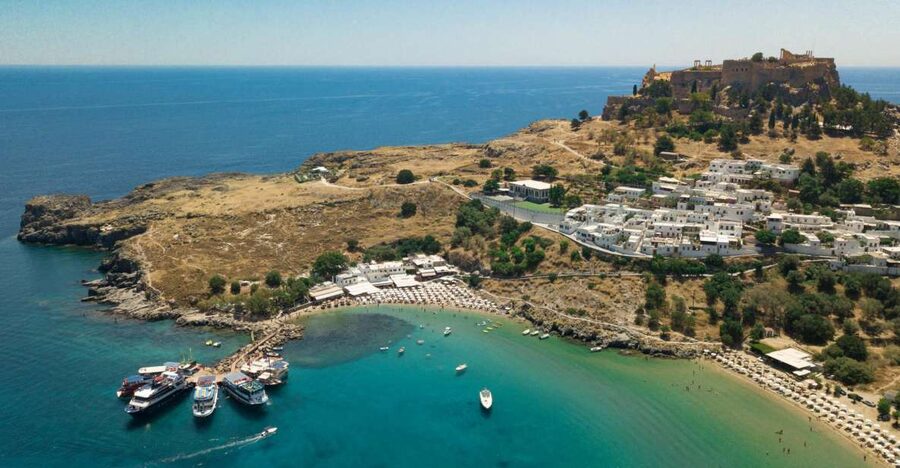 Rhodes Town: Scenic Cruise to Lindos with Swim Stops - A full day on Rhodes’s east coast