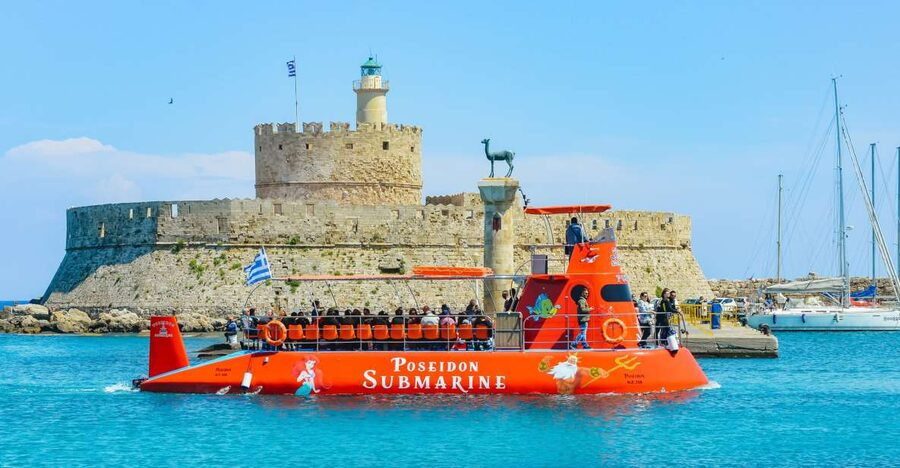 Rhodes Town: Submarine Cruise with Underwater Views - Key points to know before you board