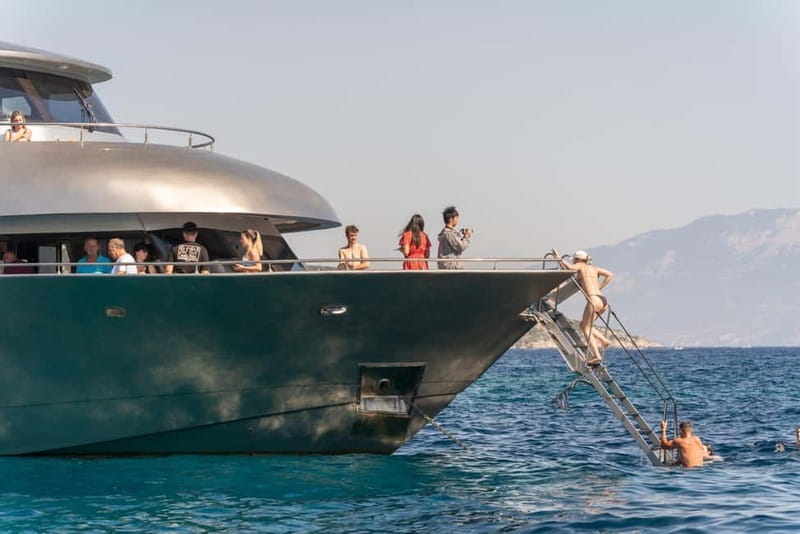 Rhodes: Transfer & Cruise to Symi Island & St. George Bay - The approach to Symi and Yialos harbour