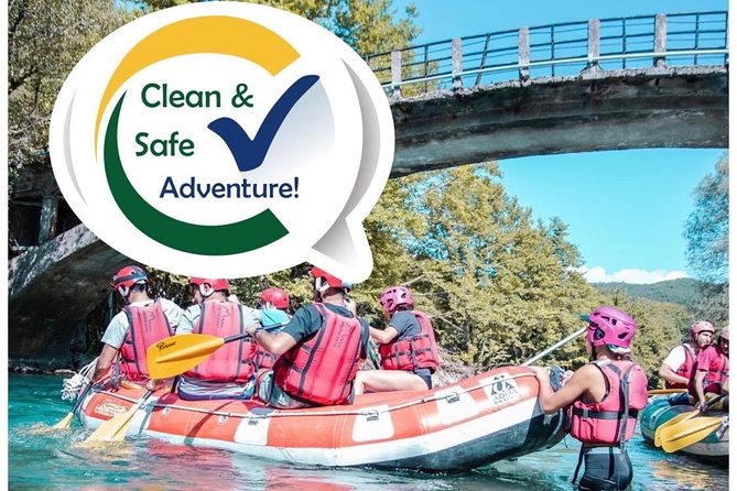River rafting at Voidomatis River !! Zagori area - The artificial dam and old Kleidonia Bridge