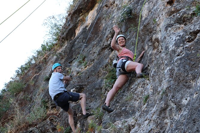 Rock Climbing at Kardamili- West Mani - The three-hour climbing session