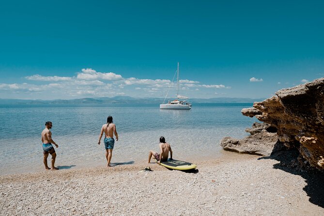 Sailing Cruise in Nafplio | with Local Treats - First swim stop: time to get in the water