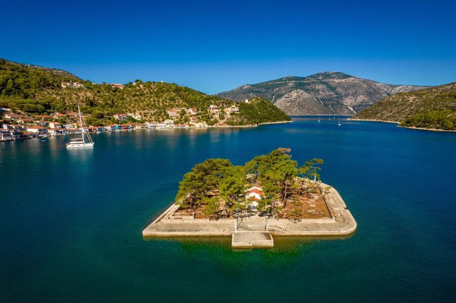 Sami: Ithaca Island Boat Trip with Swimming and Snacks - Filiatro Beach gives you the longest swim