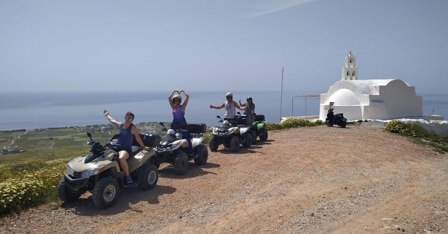Santorini: ATV-Quad Experience - Vineyards, windmills, and Megalochori