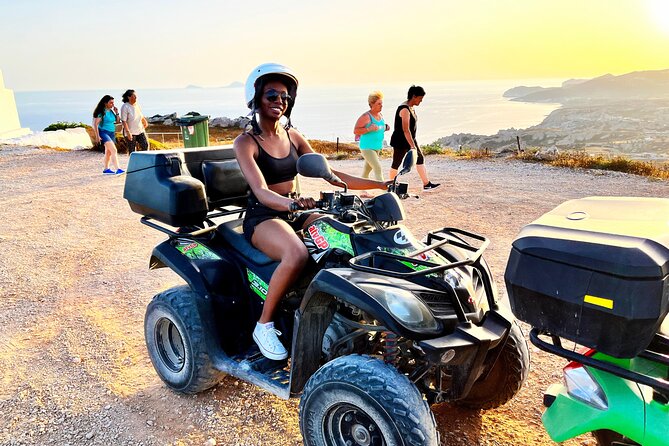 Santorini ATV-Quad Experience: Off-Road Adventure & Hotel Pickup - The wide view at the Heart of Santorini