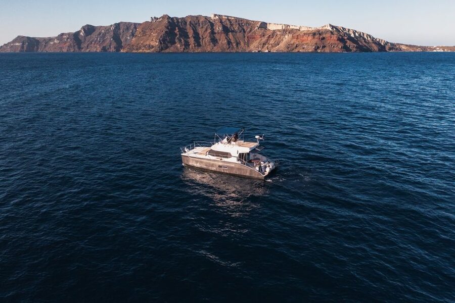 Santorini: Caldera Private Power Catamaran Cruise - What the private format is worth