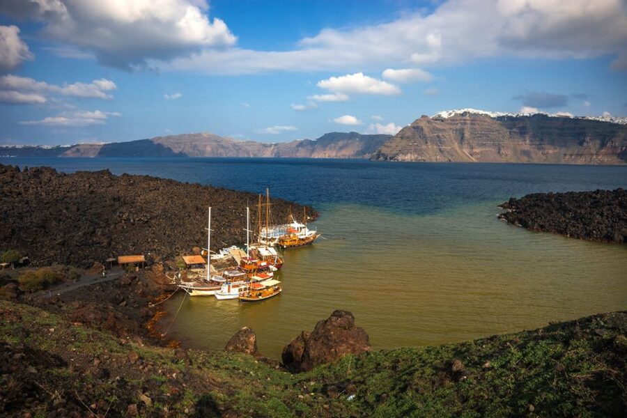 Santorini Caldera: Sunset Cruise with Dinner - Key points to know before you book