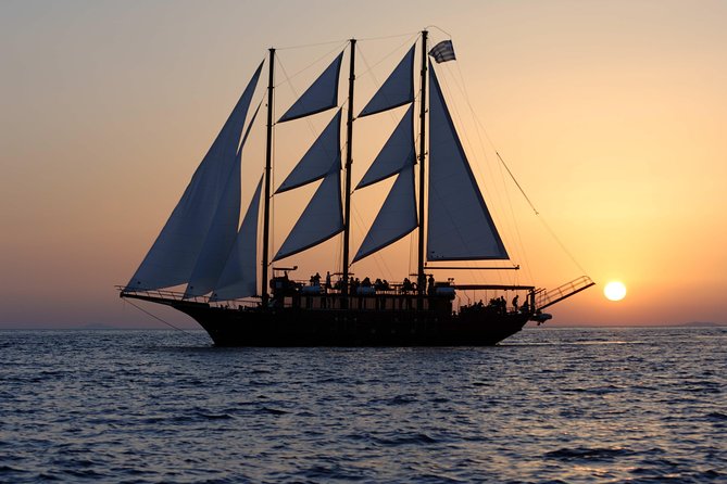 Santorini Caldera Sunset Sailing Cruise with Dinner and Wine - Hiking the volcanic island of Nea Kameni