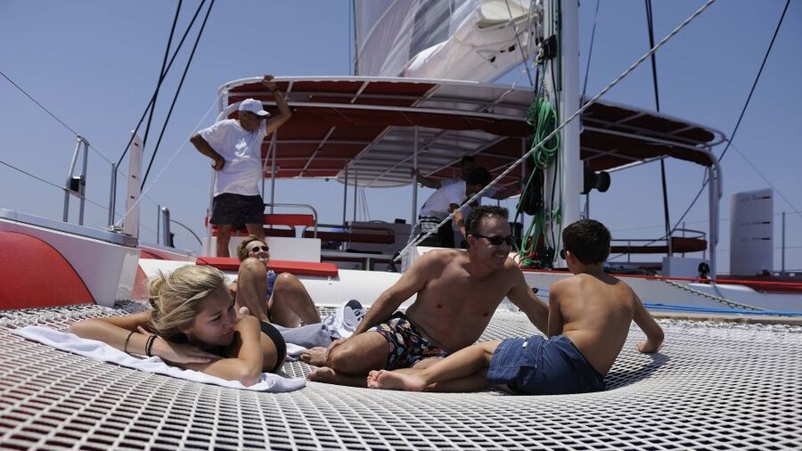 Santorini: Dream Catcher 5-hour Sailing Trip in the Caldera - Who should book the Dream Catcher cruise?