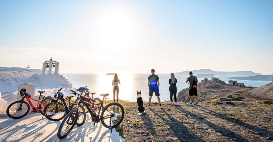 Santorini e-bike guided tours - How difficult is the ride?