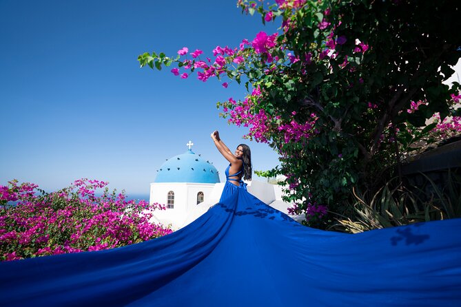 Santorini: Flying Dress Photoshoot - The photo package and what it is worth