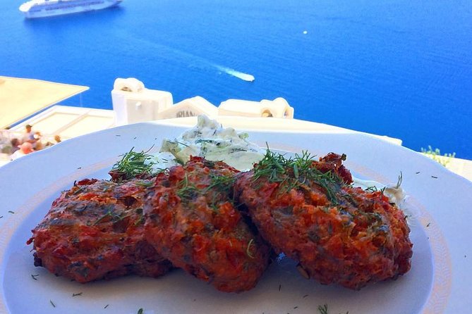 Santorini Food Tour: Fira Half-Day Small-Group Tour with Tastings - Loukoumades bring the walk to a sweet finish