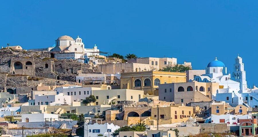 Santorini: Guided Island Day Trip with Beach Visit - Pyrgos, Santorini’s traditional village stop