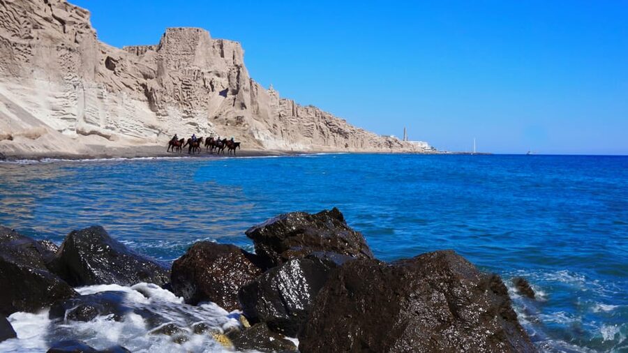 Santorini: Horseback Riding Tour on the Beach - Key points at a glance