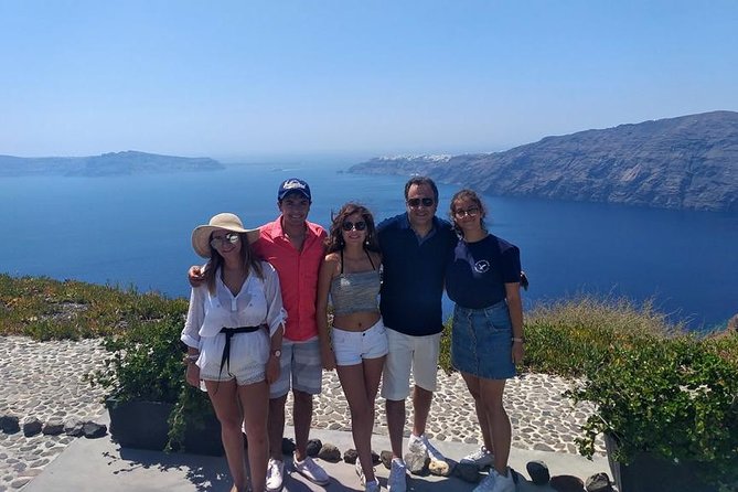 Santorini in 5 hours: Oia, Traditional Villages & Black Beach - Firostefani opens with the classic caldera view