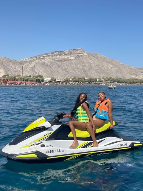 Santorini: Jet Ski Rental Perissa, Perivolos & St George - The ride: fast if you want, calm if you prefer