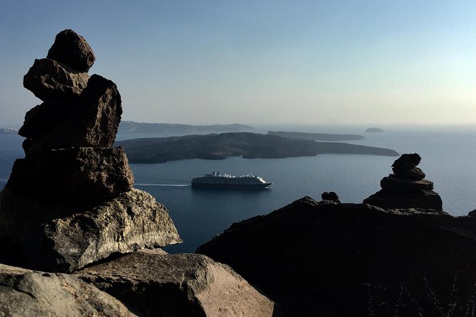 Santorini Luxury Custom Private Tour with Local guide - Oia: blue domes, white walls, and a crowded postcard view