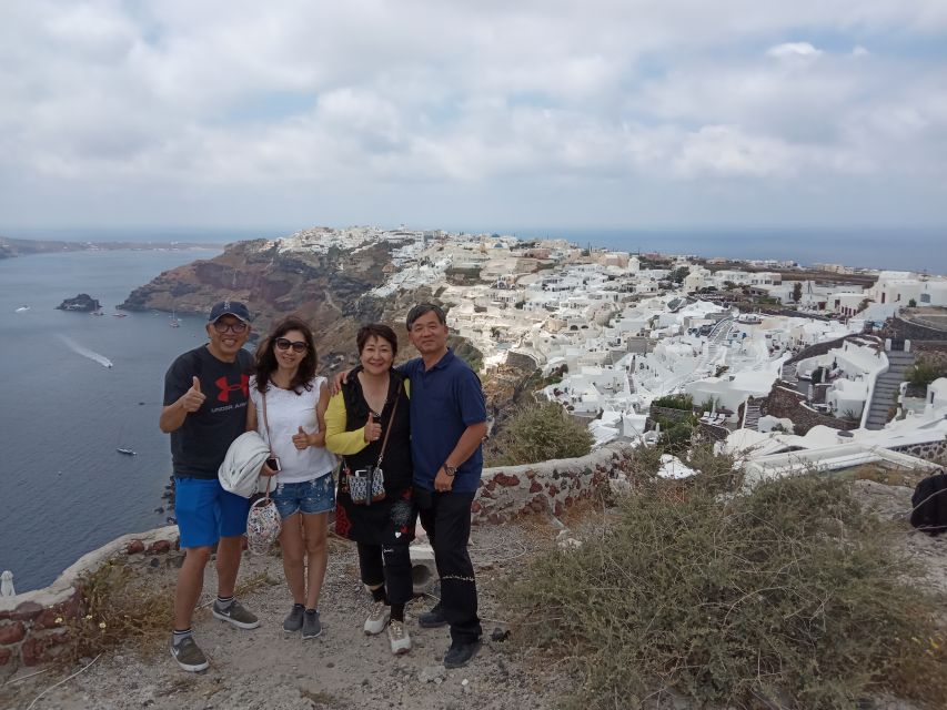 Santorini Panoramic Firostefani & Oia Blue Dome Private Tour - Oia: ninety minutes in Santorini’s postcard village