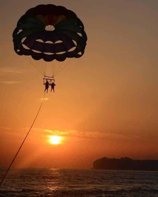 Santorini: Parasailing ExperiencePerissa,Perivolos,St.George - The view from 350 feet